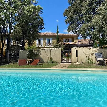 酒店 Logis La Bastide De & Restaurant La Chenaie 格里尼昂